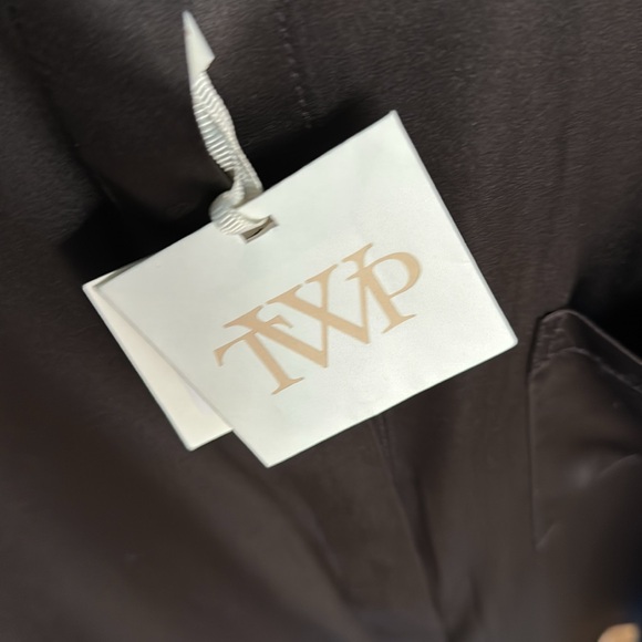 TWP Boyfriend silk blouse in Espresso - Picture 6 of 7